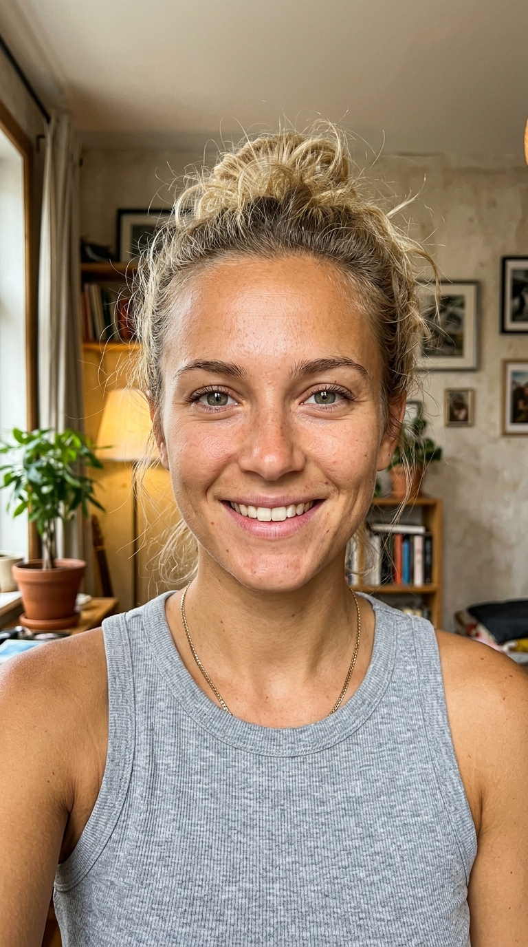 AI influencer locked face