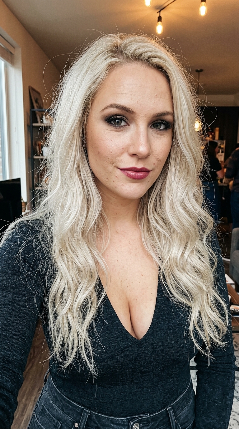Realistic AI influencer face example 1