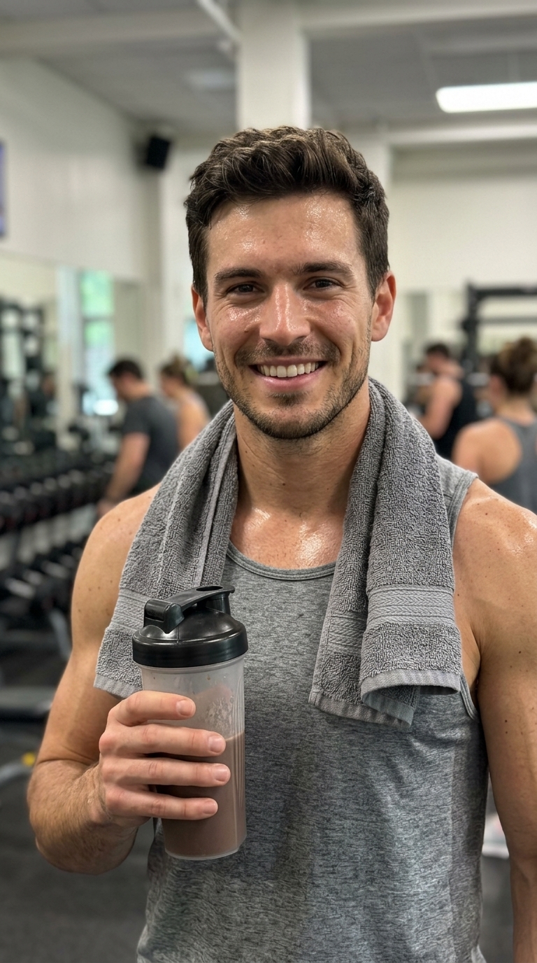 AI fitness influencer: Post-workout