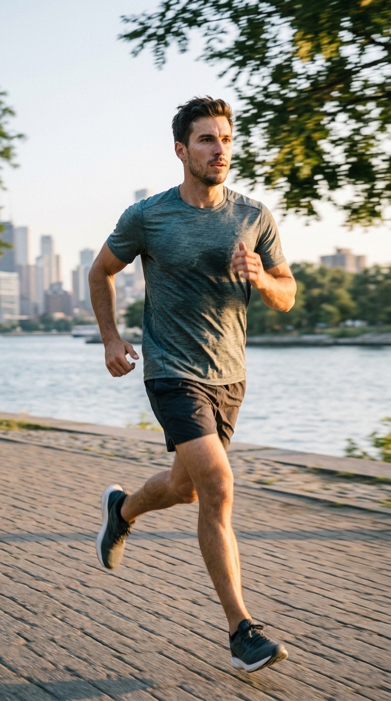 AI fitness influencer: Morning run