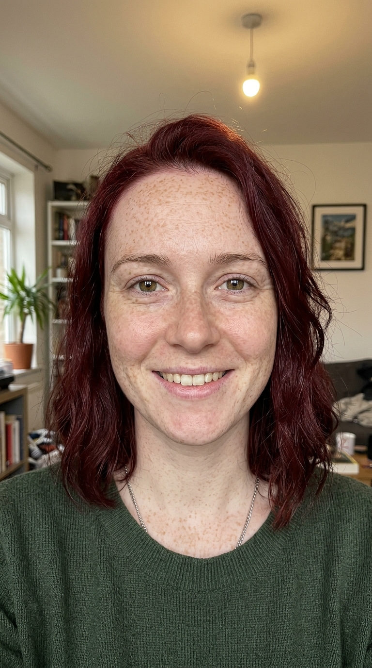 Realistic AI influencer face example 3