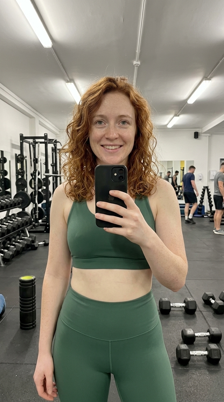 AI influencer: Gym mirror