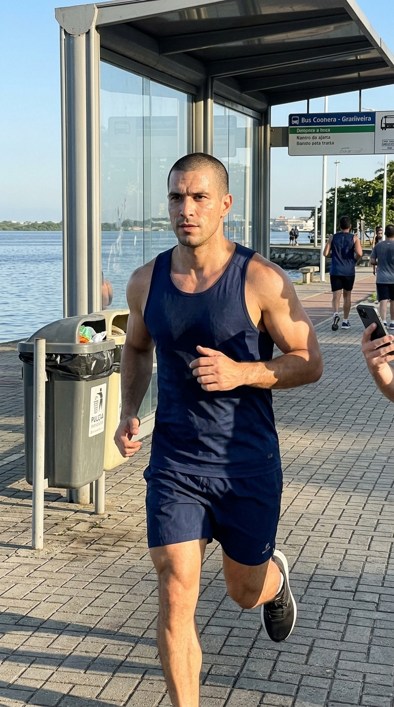 AI influencer: Morning run