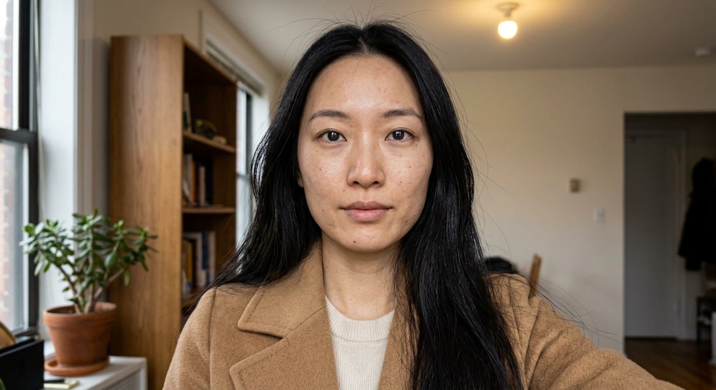 AI influencer locked face