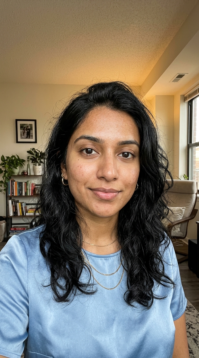 AI influencer locked face