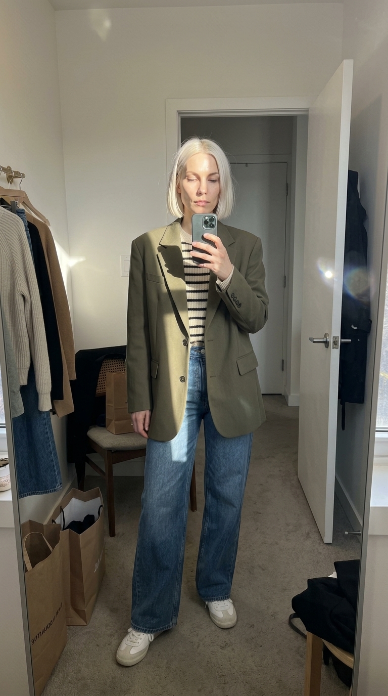AI fashion influencer: Mirror fit check