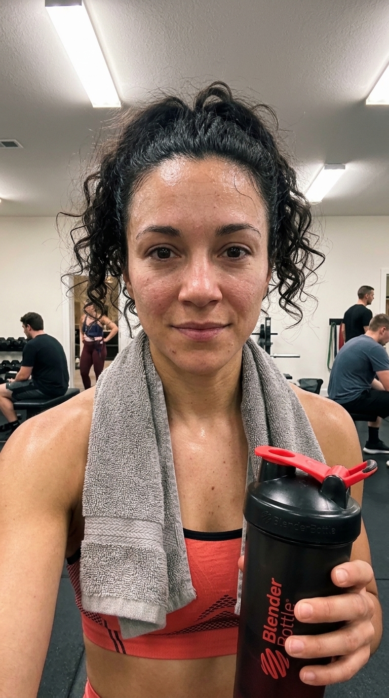AI fitness influencer: Post-workout
