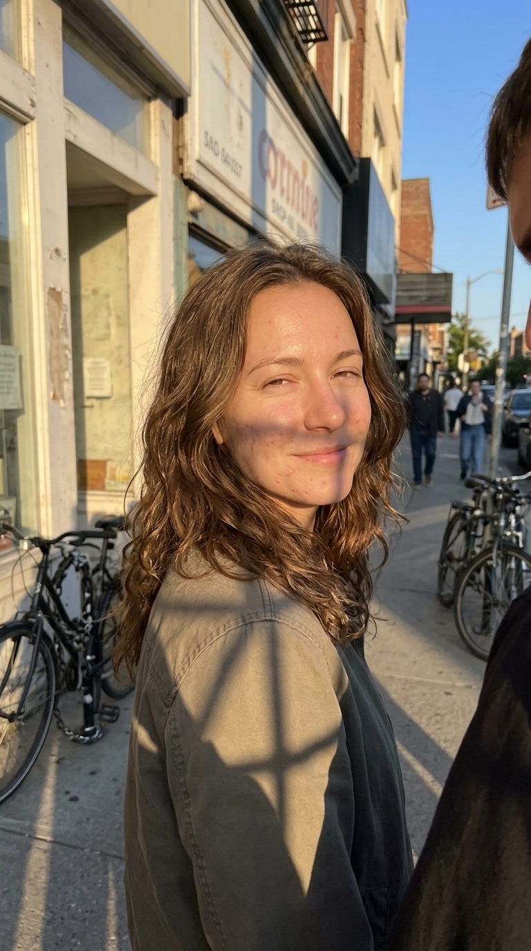 AI instagram influencer: Golden hour walk