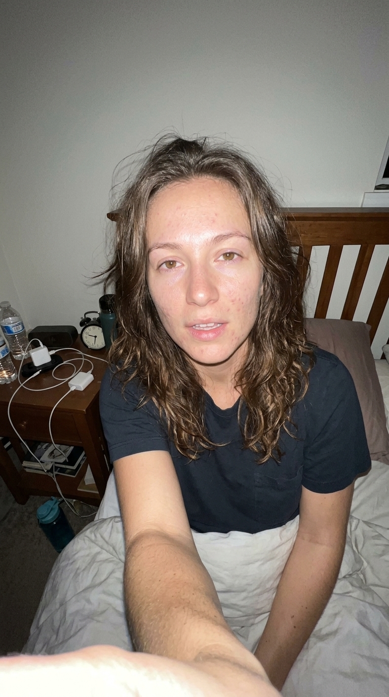 deliberate real-world lighting fault: Harsh flash