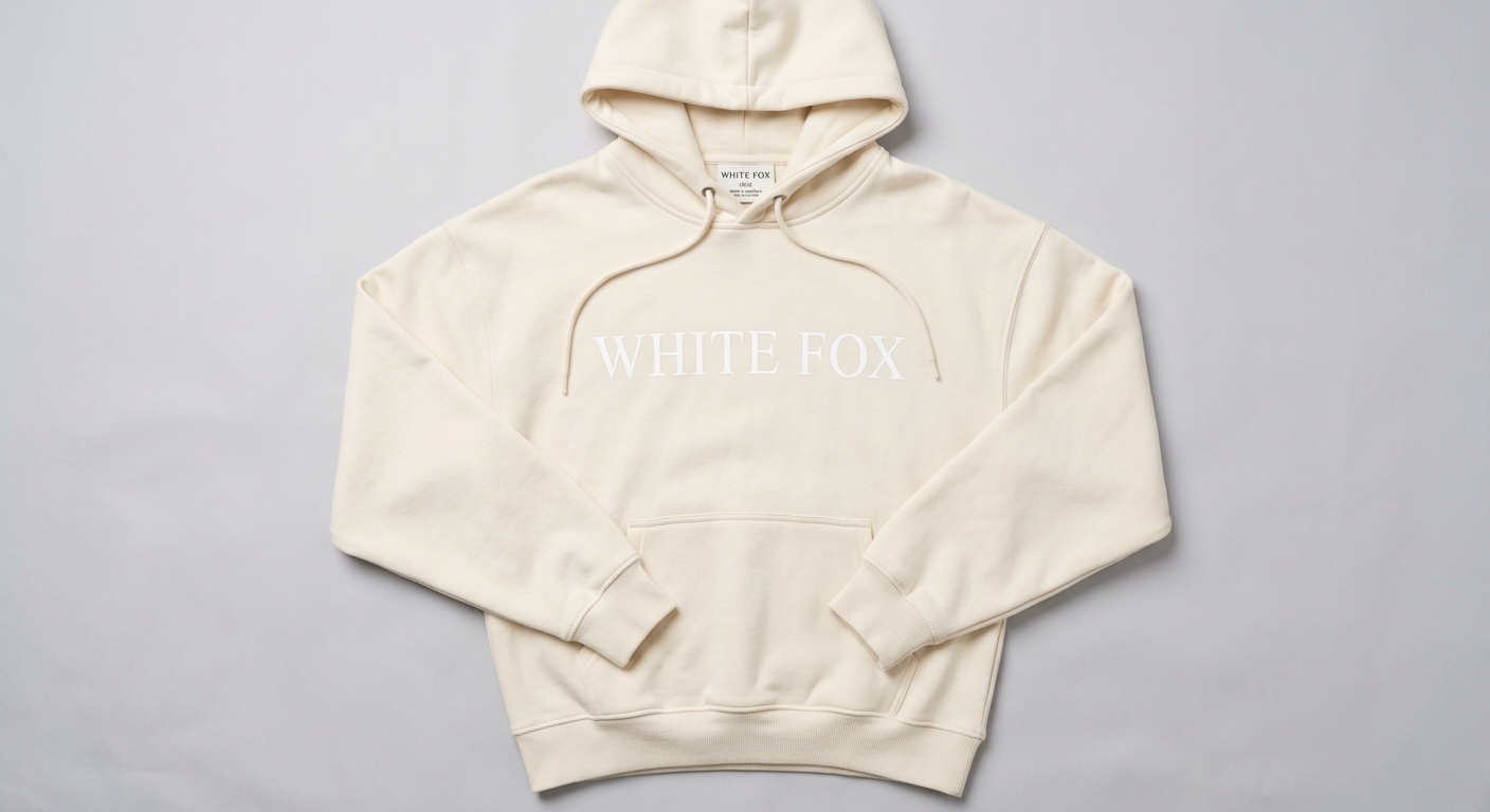 clothing brand listing photo of the hoodie